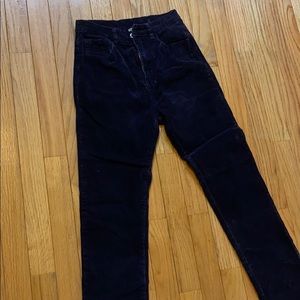 Navy blue vintage corduroy pants